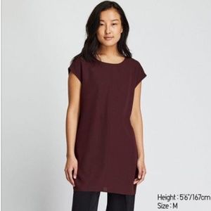 Uniqlo Drape French Tunic Bundle Black and Purple